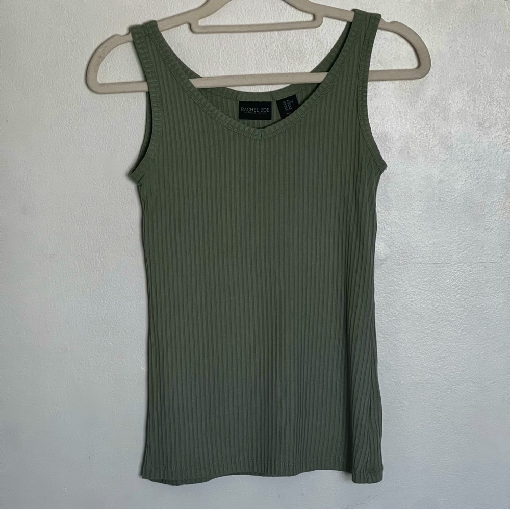 Zoe Rachel | Strapless Top | Sage Green | XS | Tank Top
